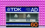 Tdk Ad 60 1985 Usa Type I Blank Cassette Tape (1) (sealed). Fixed Price $34.99.