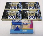 Lot Of 5 Memorex CD2 High Bias Output 90 Min Cassette Tapes New 1 Normal. Fixed Price $17.98.