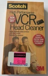 New-sealed, Scotch High Performance Vcr Head Cleaner Blockbuster Video. Fixed Price $21.98.