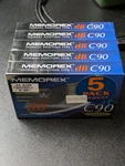 5 New & Sealed Memorex Db C90 Blank Audio Compact Cassette Tapes Pack, Type 1. Fixed Price $15.69.