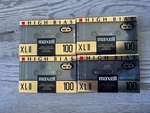 Maxell Xlii 100 High Bias Audio Cassette Tapes 4 Pack Nos Sealed Japan Vtg 1990S. Fixed Price $39.99.