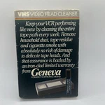 Vintage 1985 Geneva Video Head Cleaner Vhs Vcr Wet System Instructions. Fixed Price $10.19.