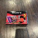Sony Cd-it 90 Minute Normal Bias 5 Pack Slide Case Cassette Tapes Sealed New. Fixed Price $17.09.