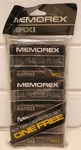 Memorex Mrxi 3-PACK 90 Blank Tape Cassette Sealed New Nos Vintage 80S. Fixed Price $11.99.