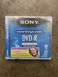 Sony Handycam 3PACK Dvd+r Mini Discs 1.4GB 30 Single Sided Accucore Sealed. Fixed Price $19.99.