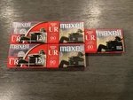 Lot Of 5 Maxwell Ur 60 90 120 Blank Audio Cassette Tapes Normal Bias - Sealed. Fixed Price $13.99.