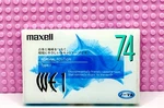 Maxell We 74 1999 Japan Type I Blank Cassette Tape (1) (sealed). Fixed Price $17.99.