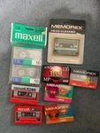 Maxell And Memorex Lot As Shown. Fixed Price $15.00.