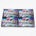 Lot Of 4 Tdk Cd Power Min Blank Audio Cassettes High Bias Type Ii PWR-110. Fixed Price $14.39.