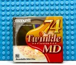 Md Maxell Twinkle Orange 74 Vs. Ii Blank Mini Disc (1) (sealed). Fixed Price $15.29.
