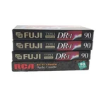 Fuji 4 Audio Cassettes Normal Bias Dr-i 90 & 1 Rca Hi-fi Stereo Min. Fixed Price $14.99.
