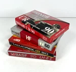 Brand New Sealed Blank Cassette Tapes Lot Of 4 Sony, Memorex, Maxell Basf. Fixed Price $16.31.