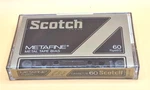 Scotch Metafine Metal C-60 Blank Audio Cassette Tape New Sealed. Fixed Price $44.99.