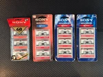Sony MC-60 Microcassette Minute Lot Of 4 Packs (12 Tapes Total). Fixed Price $66.00.
