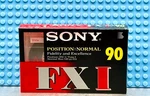 Sony Fx I 90 1996 Europe Type Blank Cassette Tape (1) (sealed). Fixed Price $23.39.