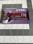 Tdk Cd Power 110 Minute Superior High Bias Blank Cassette Sealed. Fixed Price $9.50.