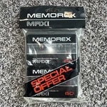 2 Memorex Mrxi 60 Minute Blank Cassette Tapes MRX3 Oxide Normal Bias. Fixed Price $7.49.
