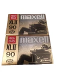 2 Maxell Xl Ii High Bias 90 Min Position Iec Type Blank Cassette Tapes Sealed. Fixed Price $14.98.