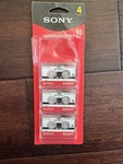 3 Pack Sony MC-90 Microcassette Blank New Openbox Minute Tapes. Fixed Price $14.95.