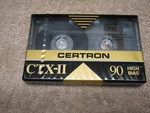 Certron Ctx-ii 90 Blank Cassette Tape (1) (sealed). Fixed Price $15.00.