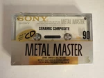 Sony Metal Master MTL-MST90C Ceramic Composite Cassette Tape Type Iv Sealed. Fixed Price $129.99.