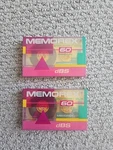 Memorex Blank Cassette Tapes Of 2 60 Clear Original Packaging. Fixed Price $9.99.