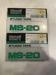 Maxell MS-20 Studio Type Ii Blank Cassette Tapes (2) New/sealed. Fixed Price $34.95.