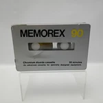Memorex 90 Blank Audio Tape Chrome Chromium Dioxide New Sealed Cassette. Fixed Price $11.99.
