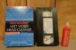 Discwasher Wet Video Vhs Player Head Cleaner FG1788. Fixed Price $12.00.