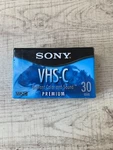 Sony Minute Vhs-c Tape TC-30VHGL Premium Grade New Factory Sealed. Fixed Price $7.99.