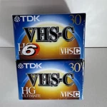 Tdk Hg Ultimate Vhs-c TC-30 Camcorder Video Tape Pack Of 6. Fixed Price $14.95.