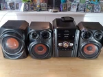 Panasonic Cd Stereo System SA-AK640 Bi-amp 5 Changer Dual Cassette Radio. Fixed Price $233.33.