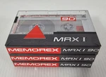 3 Memorex Mrx 1, 90 Minute Premium Audio Cassette Tapes, New. Fixed Price $21.89.