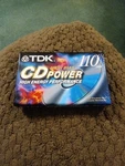 Sealed Tdk Cd Power Min Blank Audio Cassettes High Bias Type Ii PWR-110. Fixed Price $10.99.