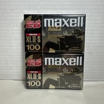 2 Maxell High Bias Xlii-s 100 Minute Audio Brand New Sealed Cassettes. Fixed Price $22.95.