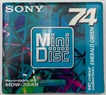 Sony Mini Disc MDW-74AN Recordable Color Collection Emerald Green. Fixed Price $8.95.