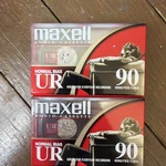 Two Maxell Blank Audio Cassette Tape Ur 90 Normal Bias New Factory Sealed. Fixed Price $24.99.