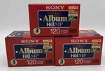 Sony HI8 MP120 Video Cassette Tape 3P6-120HMPL From Japan New. Fixed Price $115.00.