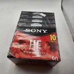 10 Pack Sony 90 Normal Bias High Fidelity Audio Cassette Tapes Factory Sealed. Fixed Price $19.95.