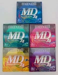 Maxell MD-74PR Pack Blank Mini Discs (5) (sealed). Fixed Price $35.99.