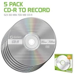 Cellet Cd-r 5-PACK 700MB 80-MINUTE Blank Discs, 52X Speed For Data, & Music. Fixed Price $7.99.