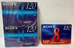 Sony P6-120MP 8MM Video Cassette Tape Min Metal Sealed Lot Of 3 New. Fixed Price $9.99.