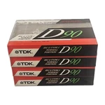 Tdk D90 Ieci/ Type 1 Normal Position Audio Cassette Tapes Lot Of 4 New Sealed. Fixed Price $13.95.