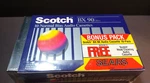 Scotch BX90 135M 10 Cassettes & Head Cleaner Still Sealed Original Pkg. Fixed Price $24.74.