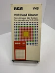Rca Vhs Vcr Video Head Cleaner Non-abrasive Wet System AV009W. Fixed Price $12.00.