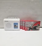 Tomashi Portable Player Tape Recorder W/3 Cassettes. Fixed Price $32.99.