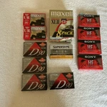 8 Pack Maxell High Bias Xlii Audio Cassette Tapes - 90 Min + Sony & Tdk, All New. Fixed Price $70.00.