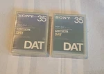 Lot 2 Sony Dat PDP-35C Digital Audio Tape Professional Grade Free Shippin. Fixed Price $14.00.