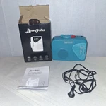 Byronstatics Cassette Player Recorder Am/fm Walkman Teal. Fixed Price $24.99.