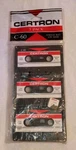 3-PACK, Certron C-60 Blank Red Cassette Tapes, Brand New. Fixed Price $8.39.